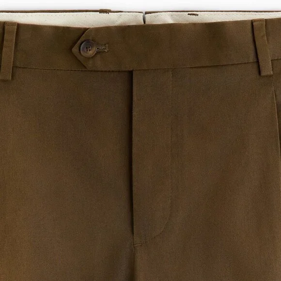 Zara Pleated Trousers Straight Leg